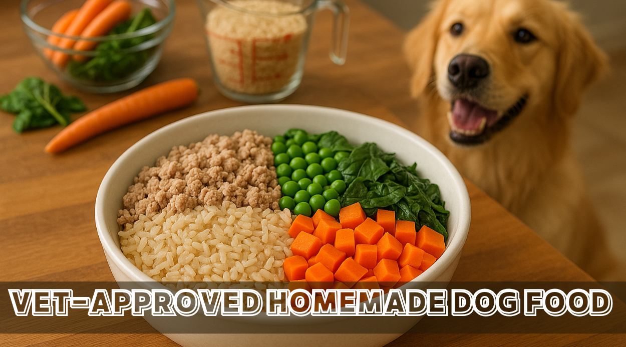 Read more about the article Vet-Approved Homemade Dog Food Recipes: Healthy, Easy, and Balanced Meals for Your Dog
