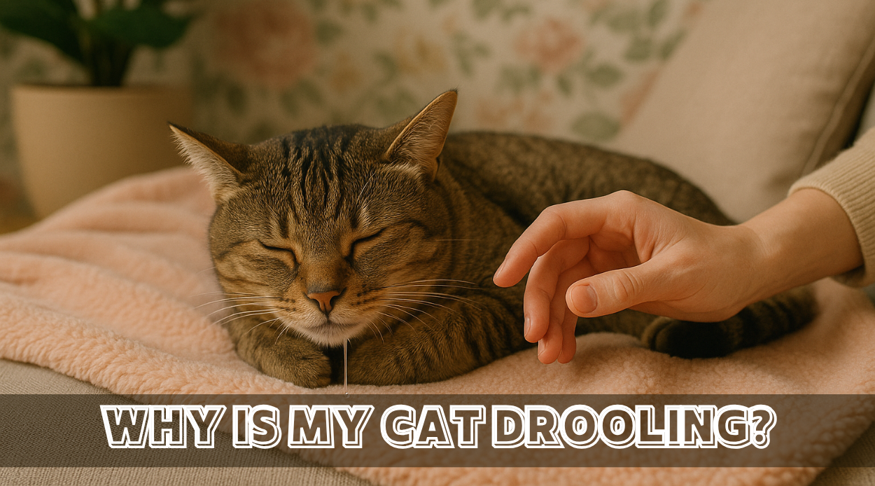 Read more about the article Why Is My Cat Drooling? Causes, Concerns & What To Do